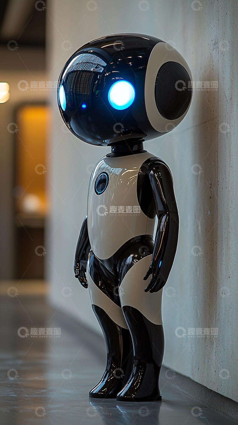高清大图下载【趣麦麦图】科技感十足的小型机器人