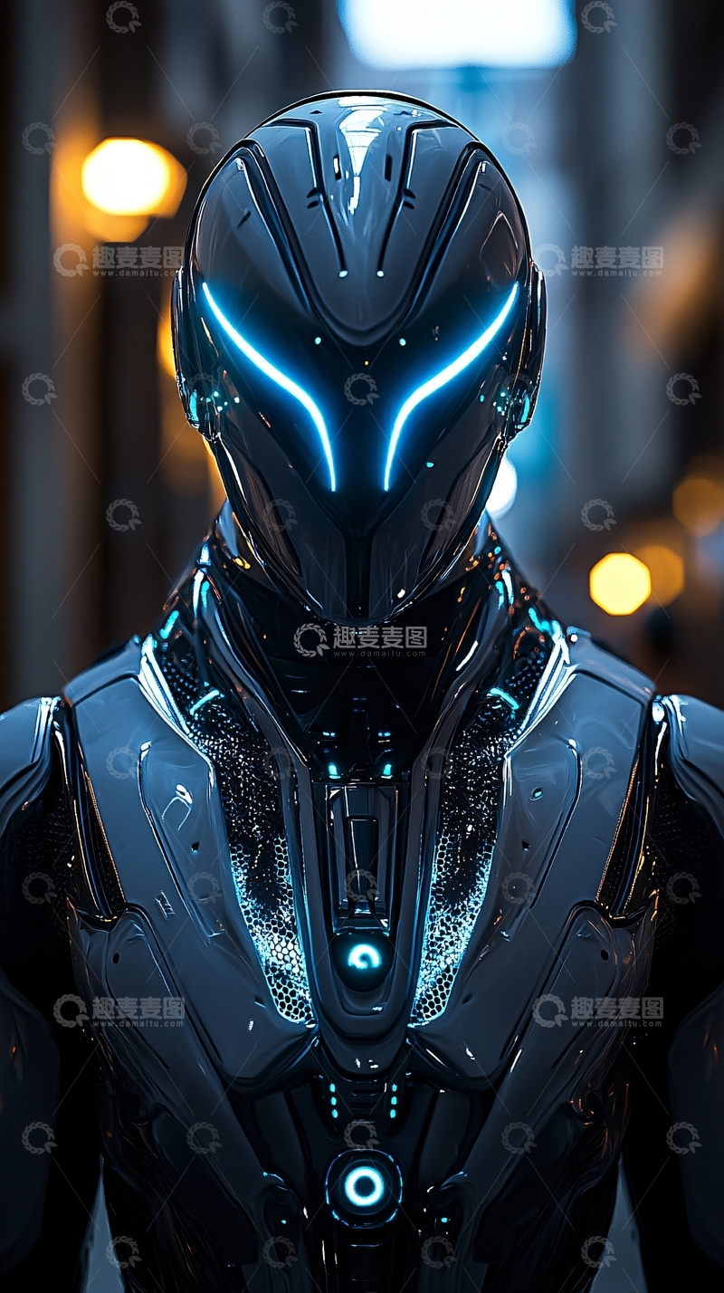 高清大图下载【趣麦麦图】未来科技战士