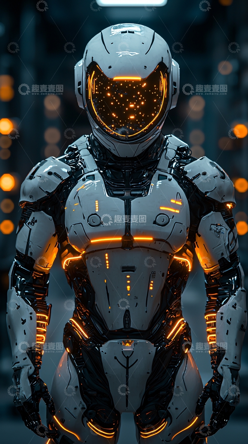 高清大图下载【趣麦麦图】未来战士
