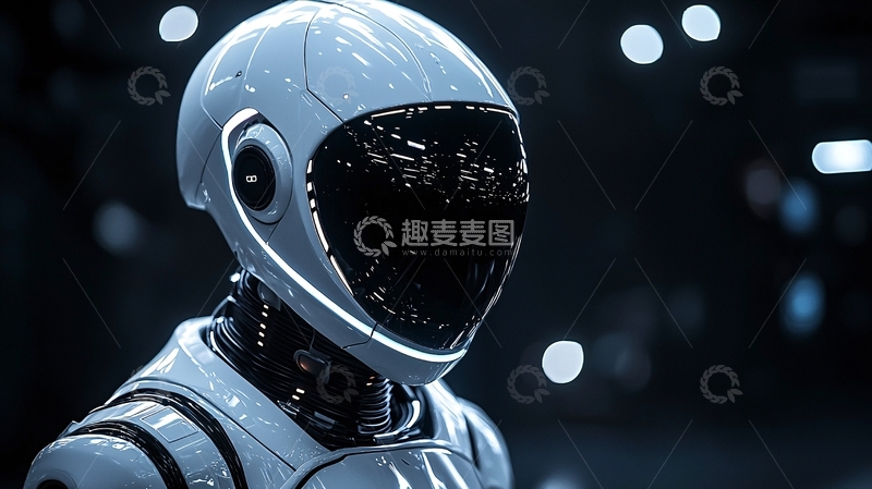 高清大图下载【趣麦麦图】未来机器人