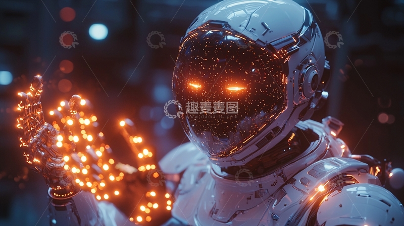 高清大图下载【趣麦麦图】科幻机器人