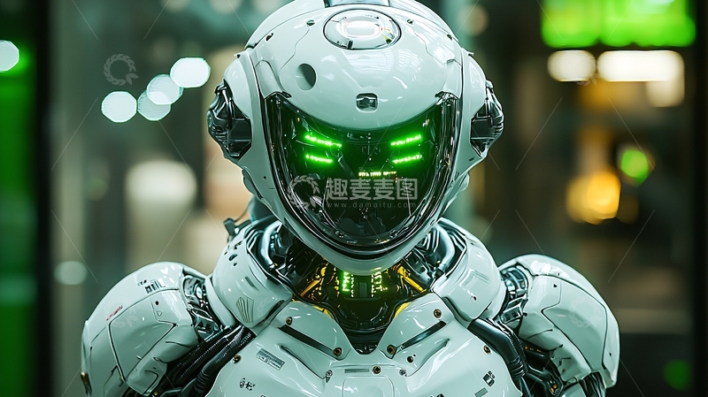 高清大图下载【趣麦麦图】未来机器人