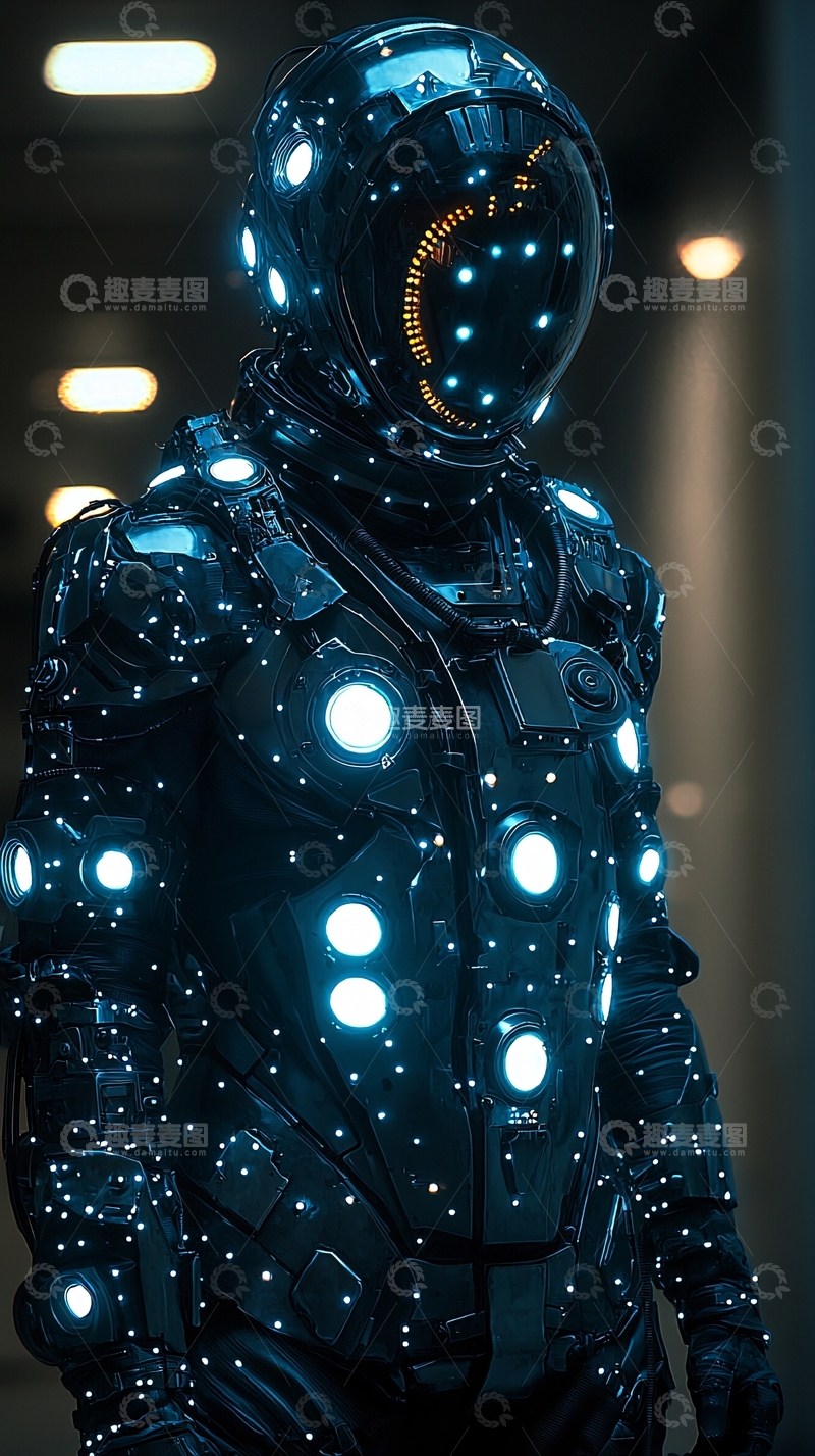 高清大图下载【趣麦麦图】未来科技宇航员