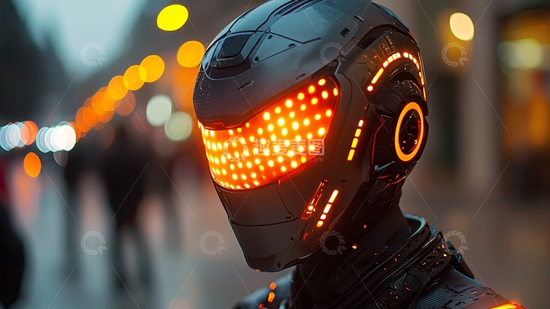 高清大图下载【趣麦麦图】未来科技头盔