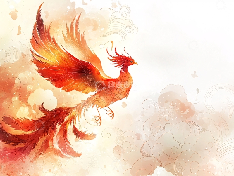 高清大图下载【趣麦麦图】浴火重生的凤凰