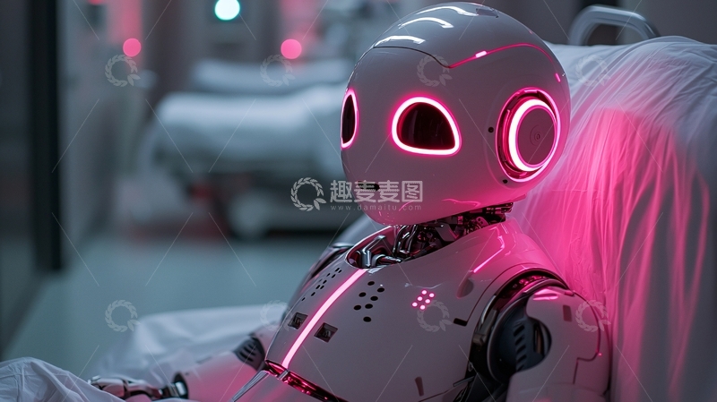 高清大图下载【趣麦麦图】医疗机器人