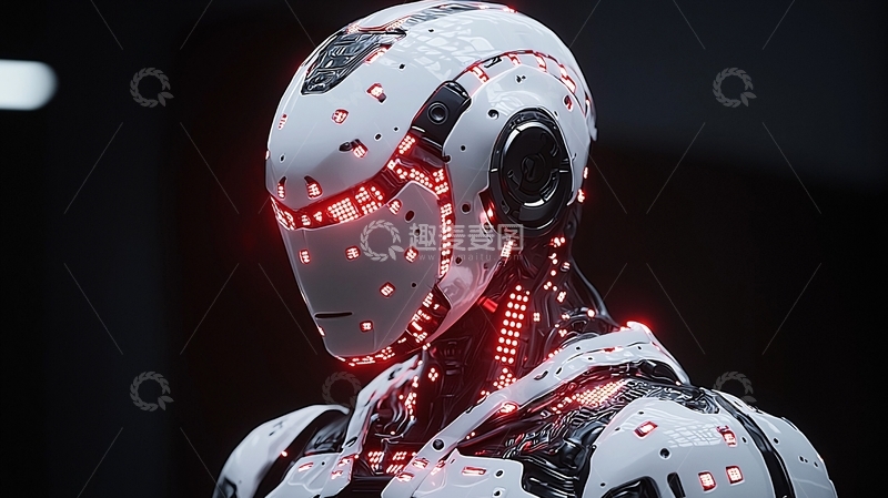 高清大图下载【趣麦麦图】未来科技感机器人