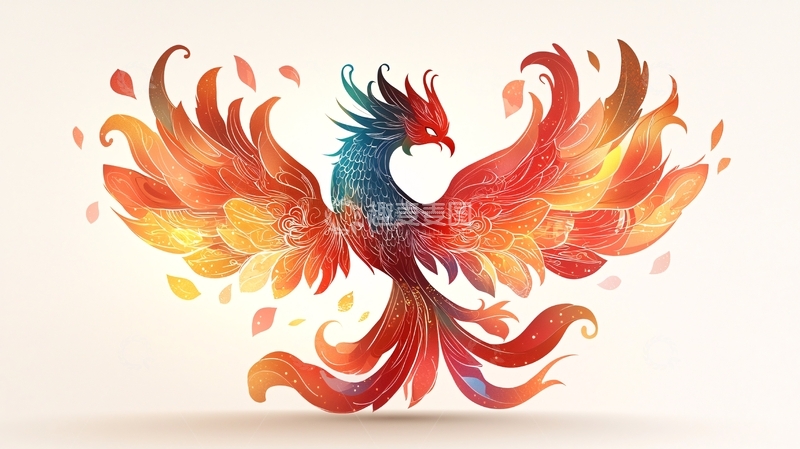 高清大图下载【趣麦麦图】火凤凰