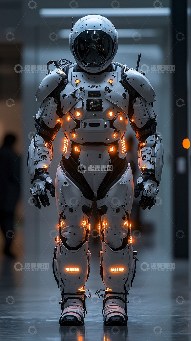 高清大图下载【趣麦麦图】未来科技宇航服