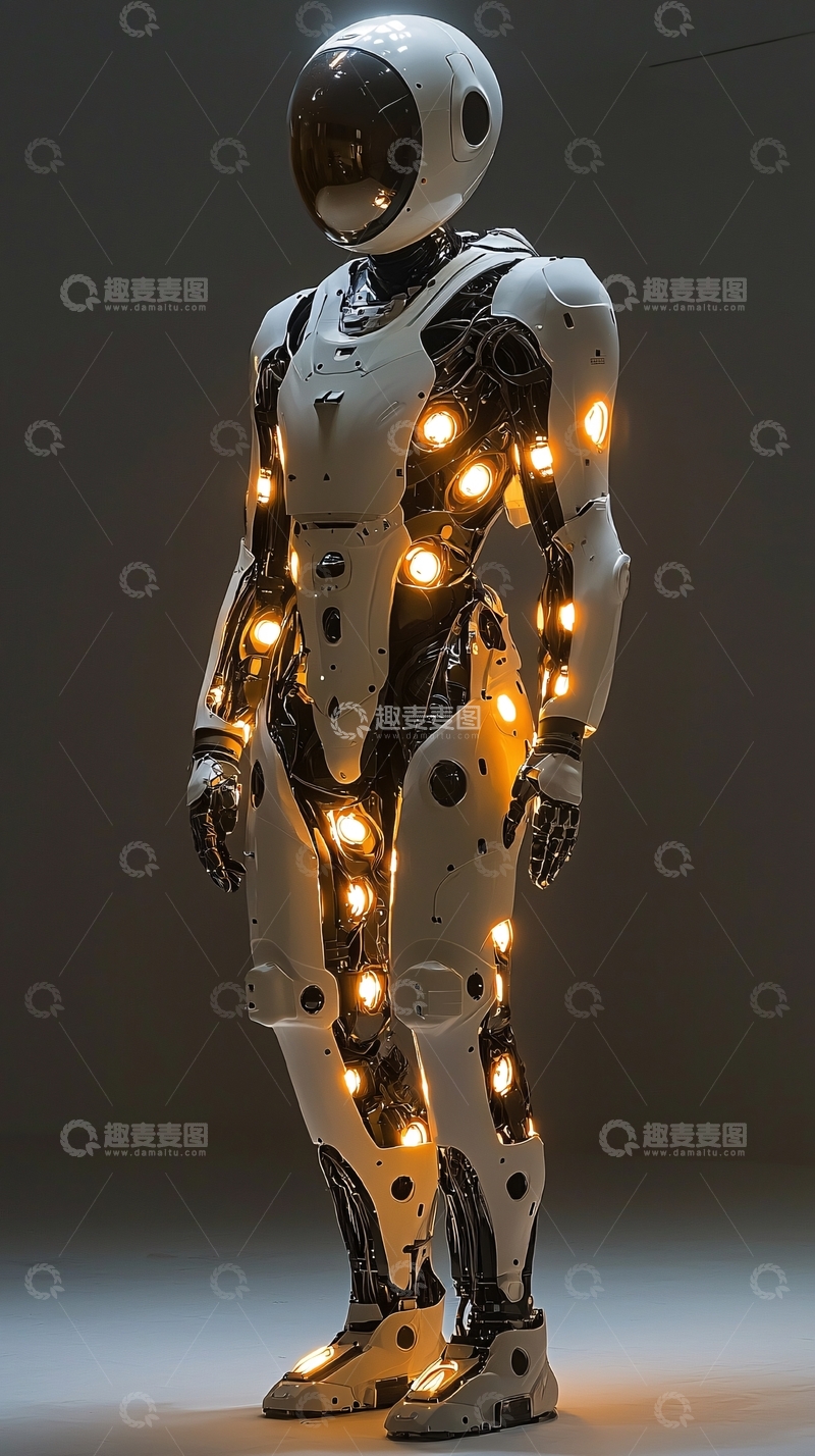 高清大图下载【趣麦麦图】科幻机器人全身照