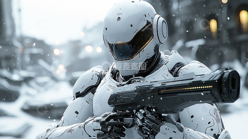 高清大图下载【趣麦麦图】未来战士