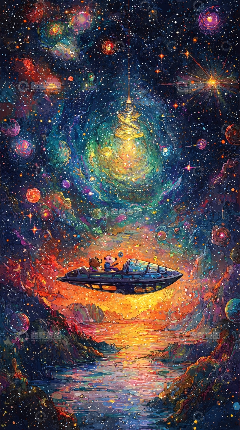 高清大图下载【趣麦麦图】宇宙飞船
