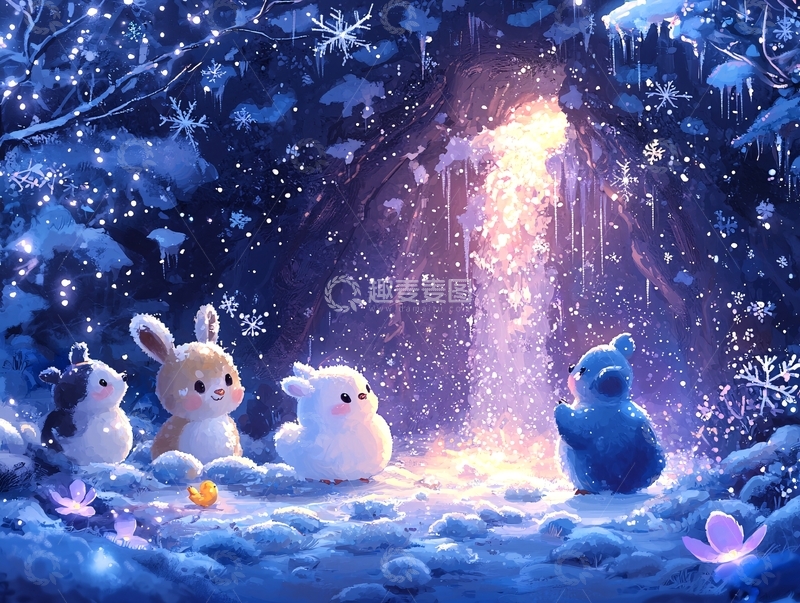 高清大图下载【趣麦麦图】梦幻森林