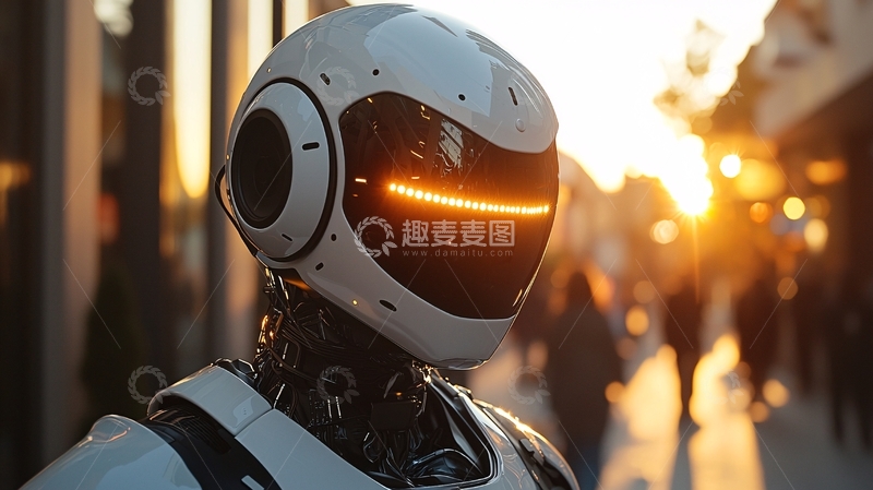 高清大图下载【趣麦麦图】未来机器人