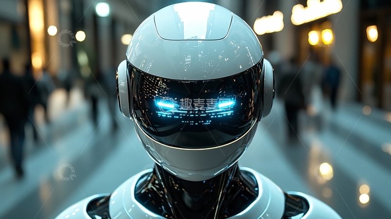 高清大图下载【趣麦麦图】未来感机器人