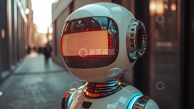 高清大图下载【趣麦麦图】未来机器人