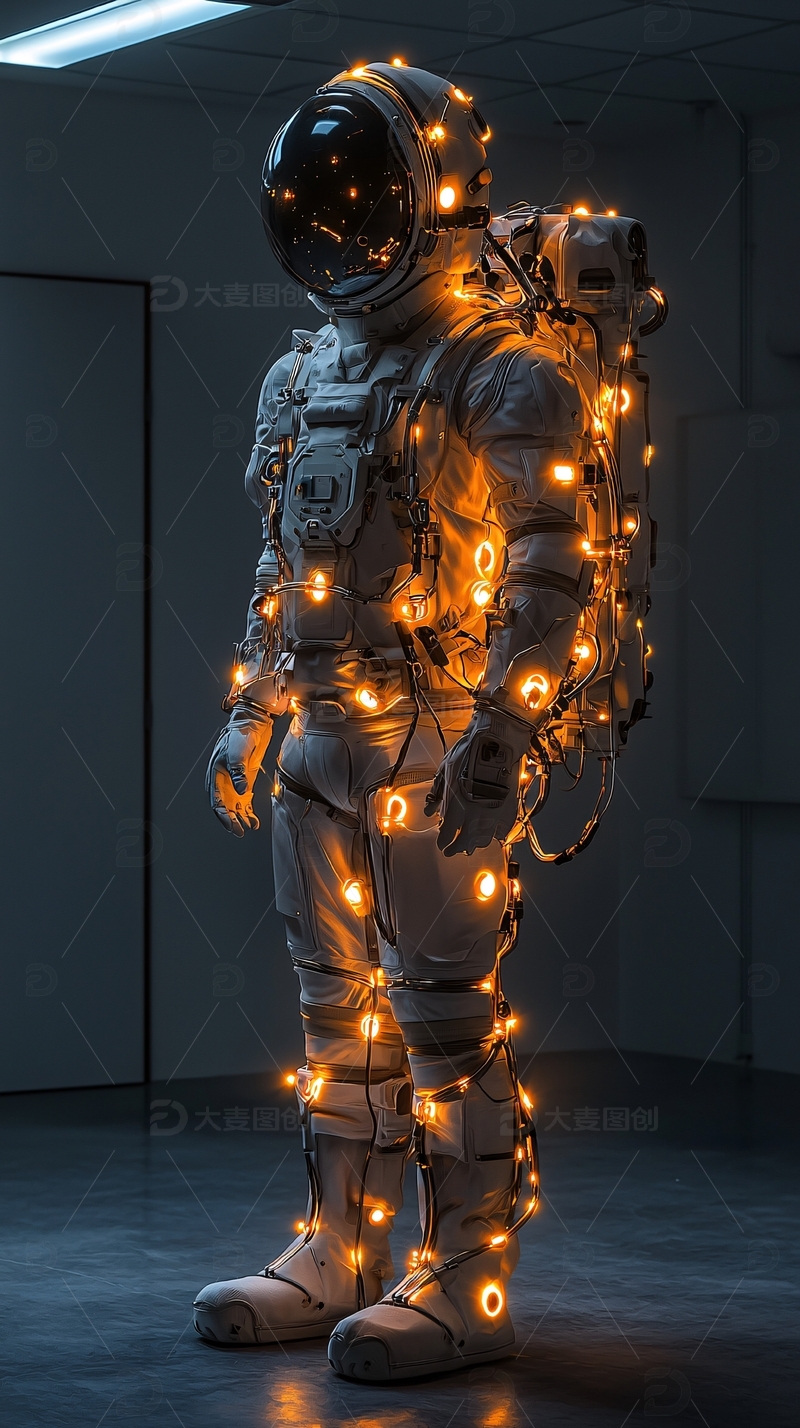 高清大图下载【趣麦麦图】太空人