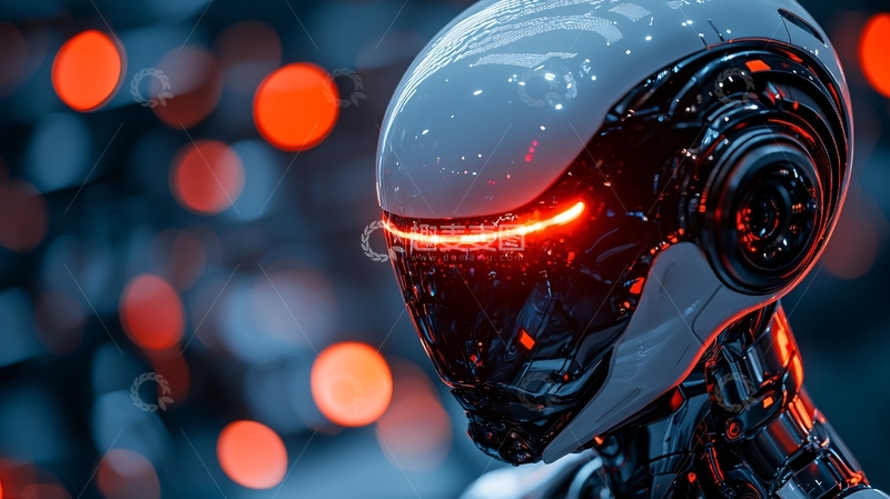 高清大图下载【趣麦麦图】未来科技感机器人头像