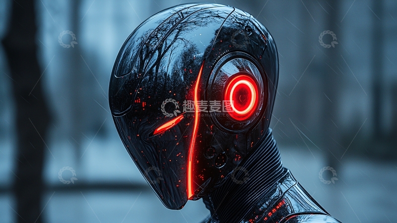 高清大图下载【趣麦麦图】未来科技感机器人