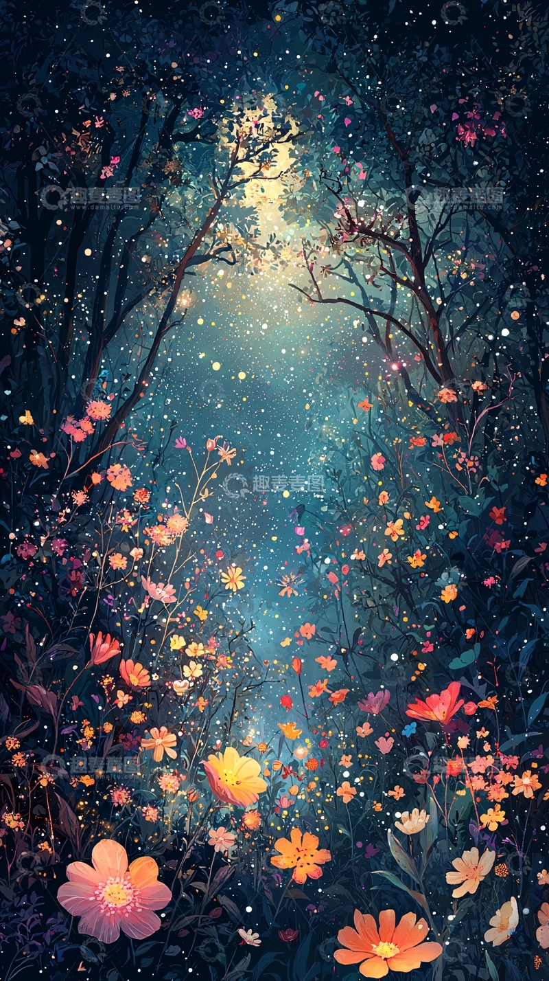 高清大图下载【趣麦麦图】梦幻森林