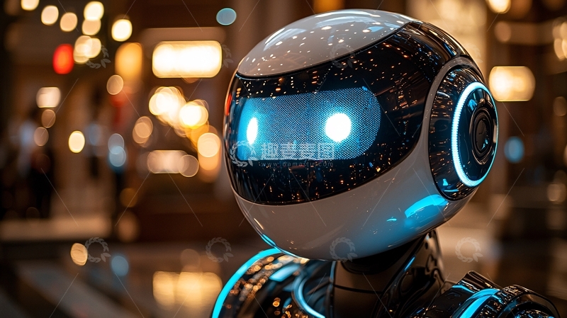 高清大图下载【趣麦麦图】未来科技感机器人