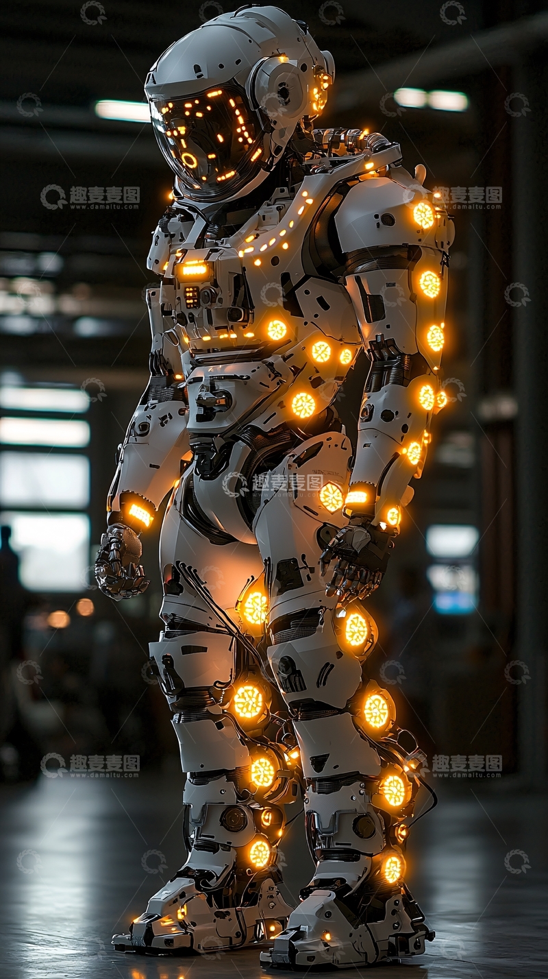 高清大图下载【趣麦麦图】未来科技战士