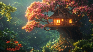 梦幻森林树屋