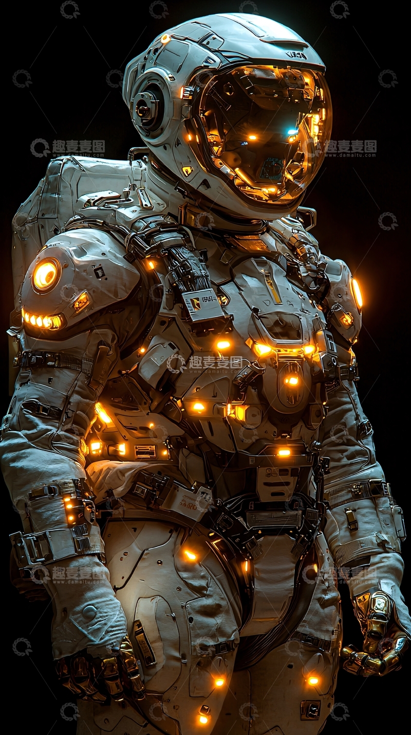 高清大图下载【趣麦麦图】未来宇航服