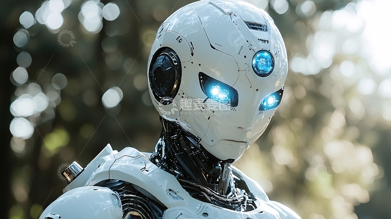 高清大图下载【趣麦麦图】未来感机器人