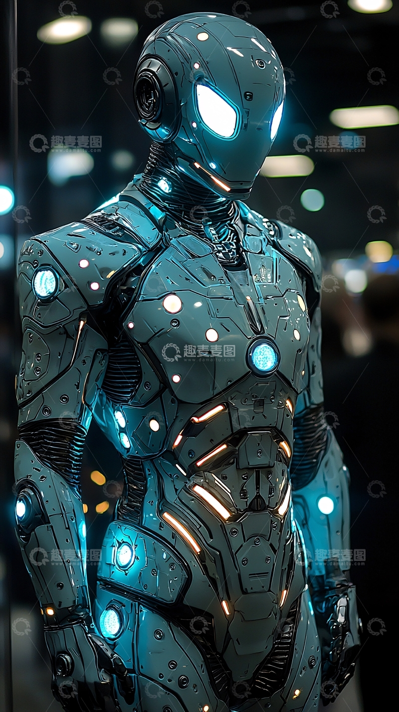 高清大图下载【趣麦麦图】科幻机器人