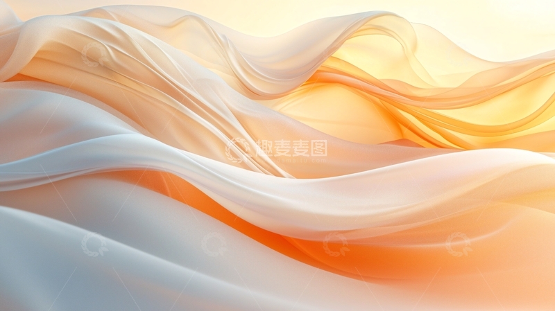 高清大图下载【趣麦麦图】轻柔飘逸的丝绸质感