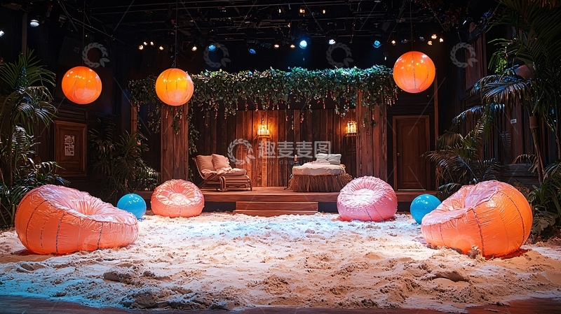 高清大图下载【趣麦麦图】舞台剧场景