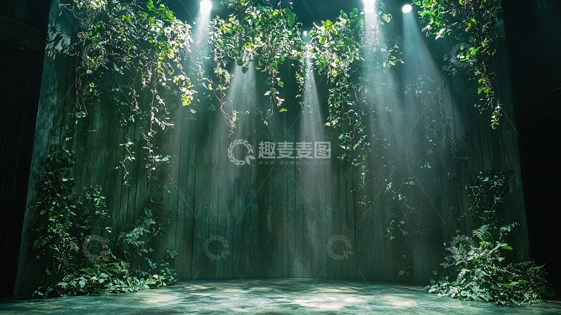 高清大图下载【趣麦麦图】绿意盎然的丛林秘境