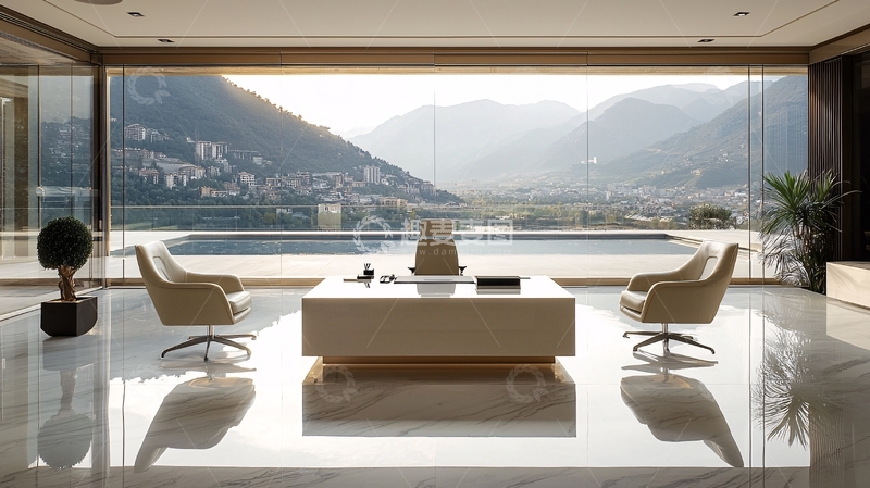 高清大图下载【趣麦麦图】现代简约风格办公室景观