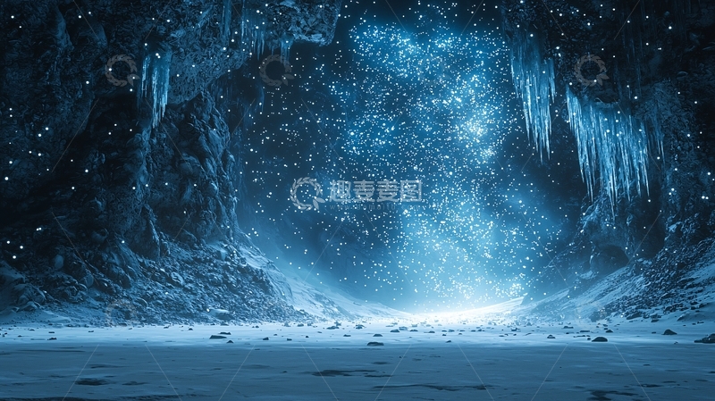 高清大图下载【趣麦麦图】冰雪洞穴