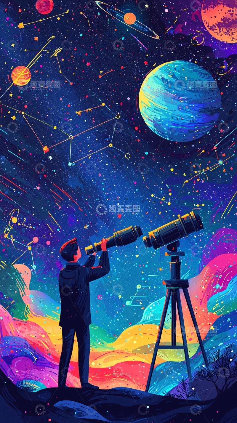 高清大图下载【趣麦麦图】宇宙星空