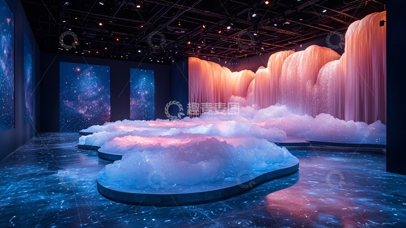 高清大图下载【趣麦麦图】梦幻泡泡宇宙空间