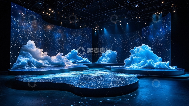 高清大图下载【趣麦麦图】冰雪奇缘艺术装置