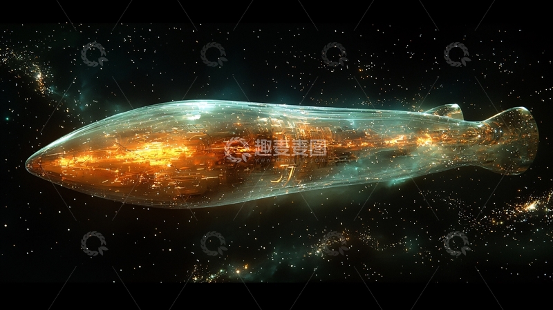 高清大图下载【趣麦麦图】宇宙飞船内部结构