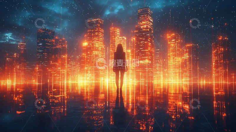 高清大图下载【趣麦麦图】未来都市