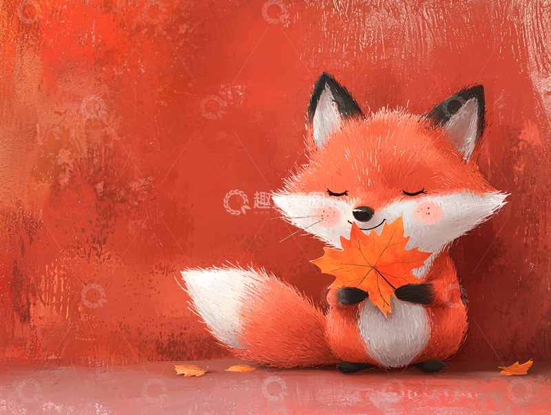 高清大图下载【趣麦麦图】可爱小狐狸