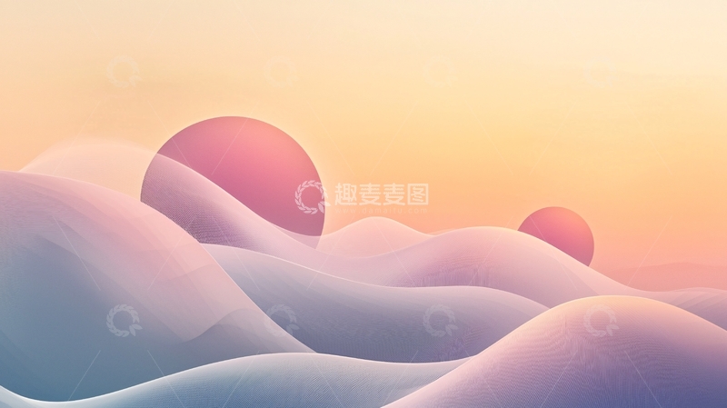 高清大图下载【趣麦麦图】粉色星球