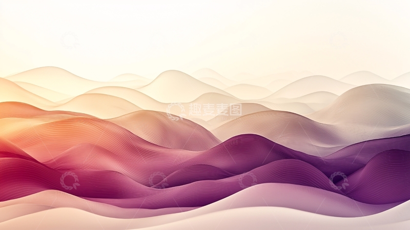高清大图下载【趣麦麦图】抽象山峦