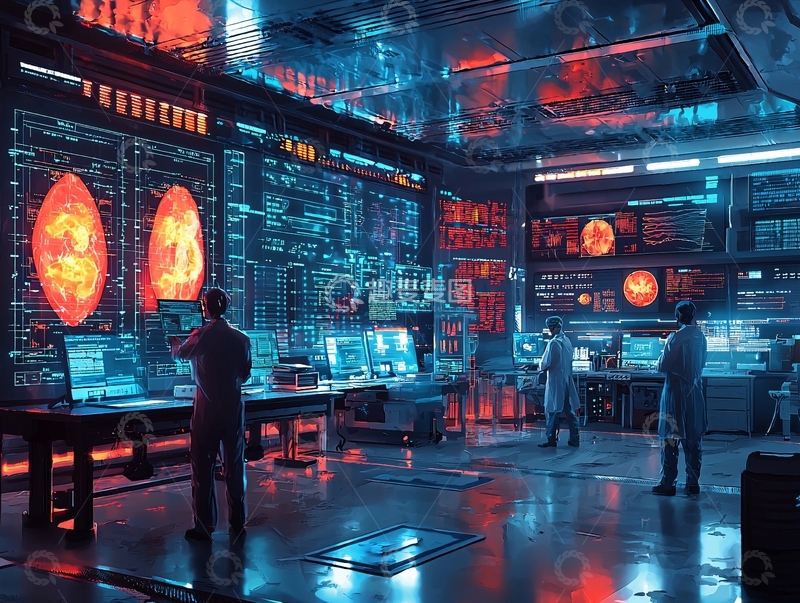 高清大图下载【趣麦麦图】未来科技实验室