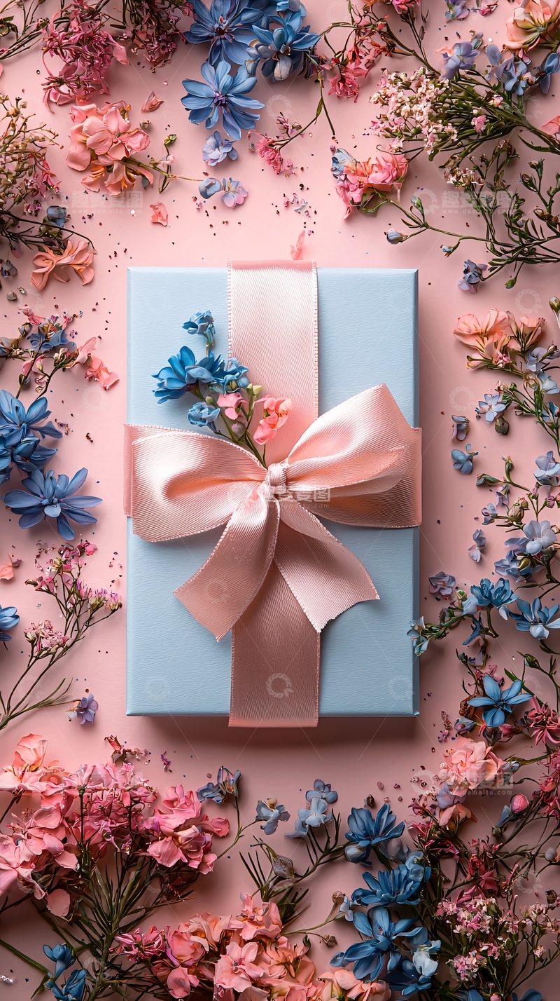 高清大图下载【趣麦麦图】粉色背景