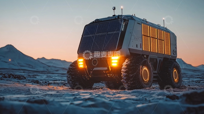 高清大图下载【趣麦麦图】未来科幻越野车