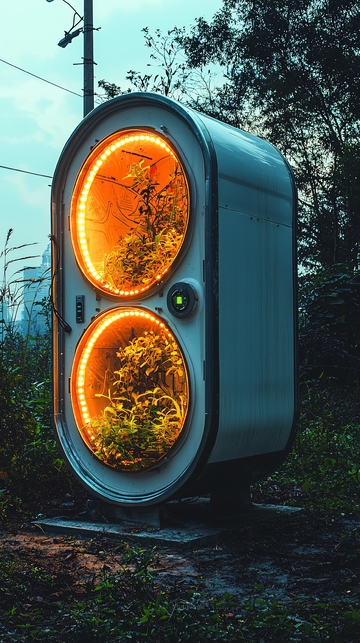 未来感植物培养箱