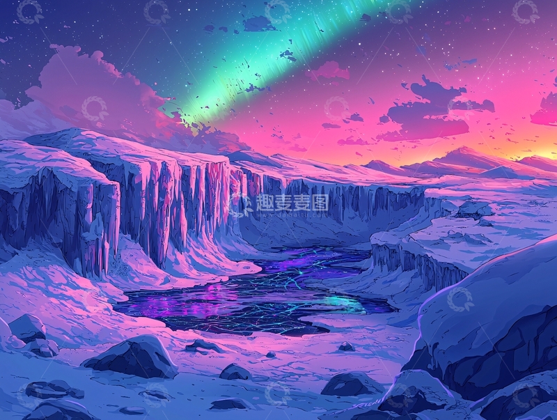 高清大图下载【趣麦麦图】冰雪极地