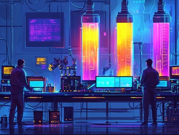 科幻实验室场景