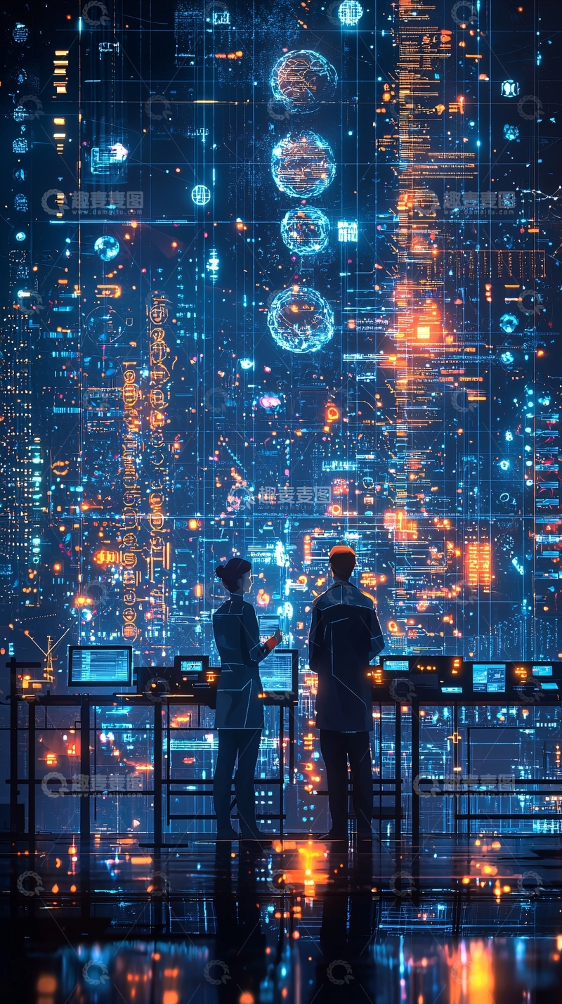 高清大图下载【趣麦麦图】未来科技